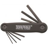 Klucze trzpieniowe sześciokątne calowe w zestawie Teng Tools 1476NAF