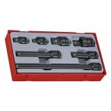 13-elementowy zestaw kluczy nasadowych maszynowych z chwytem kwadratowym 1/2" Teng Tools TT9207A