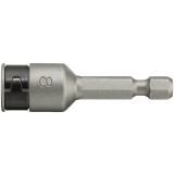 Nasadki do wkrętów budowlanych, z pierścieniem sprężystym 1/4"