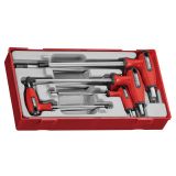7 sztuk kluczy trzpieniowych sześciokątnych (imbusowych) w zestawie Teng Tools TTHEX7S