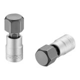 Nasadka trzpieniowa 6-kątna z chwytem 1/4" 12 mm