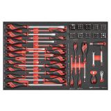 115-elementowy zestaw wkrętaków i grotów Teng Tools TTEMD115N