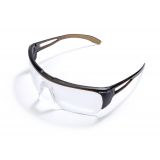 Okulary ochronne ZEKLER 76 brązowe/przeźroczyste