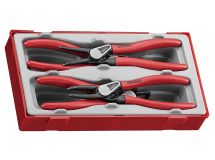 4-elementowy zestaw szczypiec do wewn. i zewn. pierścieni osadczych 19-60 mm Teng Tools TT474-7E