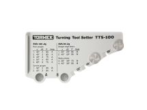 Osprzęt ustawczy do noży tokarskich do drewna, zapewniający dokładne wykonanie kształtu i kąta ostrza TTS-100