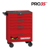Wózek narzędziowy TSW26R7 PRO35TM wraz z zestawem narzędzi - 92 elementy