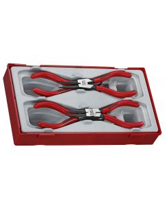 4-elementowy zestaw szczypiec do wewn. i zewn. pierścieni osadczych Teng Tools TT474-5