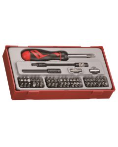 Zestaw wkrętaka z grotami wymiennymi Teng Tools TTMD74