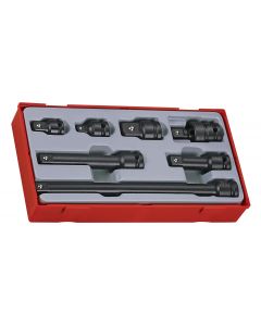 13-elementowy zestaw kluczy nasadowych maszynowych z chwytem kwadratowym 1/2" Teng Tools TT9207A