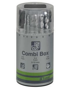 Zestaw wierteł 3-10mm COMBI-BOX (18 szt)