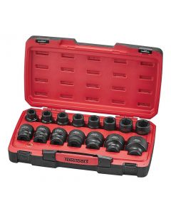 17-elementowy zestaw nasadek udarowych z chwytem 3/4" Teng Tools T9417