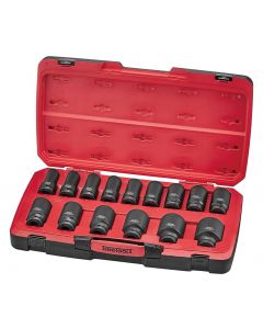 17-elementowy zestaw nasadek udarowych długich z chwytem 3/4" Teng Tools T9417L