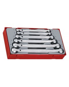 6-elementowy zestaw kluczy nasadowych przegubowych Teng Tools TT6506